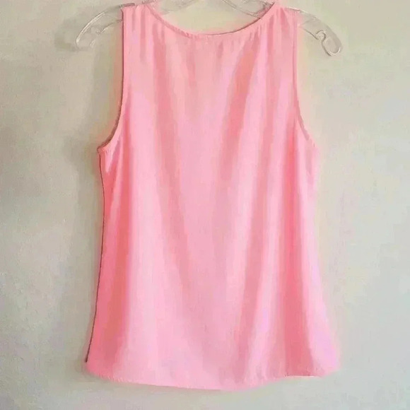 Lulumari Coral beaded semi fitted tank top size small - Picture 6 of 12